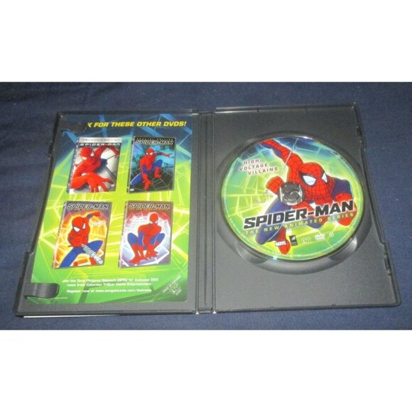 Spider-Man: The New Animated Series - High Voltage Villains (DVD, 2004) - Picture 2 of 3
